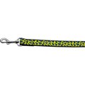 Unconditional Love 4 ft. Blue & Yellow Leopard Nylon Dog Leashes UN797031